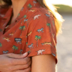 Short Sleeve Shirts|Rsvlts|RSVLTS Destination Darjeeling – Women's KUNUFLEX Short Sleeve Shirt