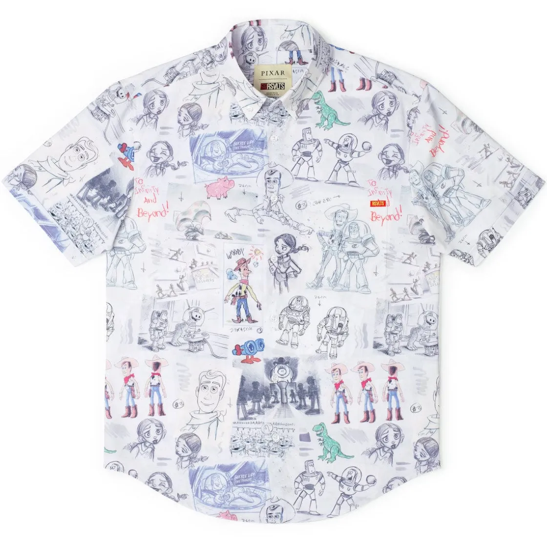 Toy Story|Disney & Pixar|Disney and Pixar Toy Story "Toy Story-Board" – KUNUFLEX Short Sleeve Shirt