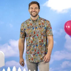 Up|Disney & Pixar|Disney and Pixar Up "The Wilderness Must Be Explored" – KUNUFLEX Short Sleeve Shirt