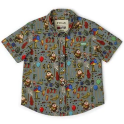 Up|Disney & Pixar|Disney and Pixar Up "The Wilderness Must Be Explored" – Preschooler KUNUFLEX Short Sleeve Shirt