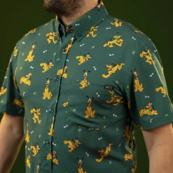 Pluto|Disney|Disney "Pluto on the Green" – KUNUFLEX Short Sleeve Shirt