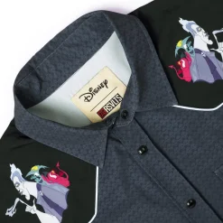 Disney Villains|Disney|Disney Villains "Dark and Gloomy" – Roper Short Sleeve Shirt