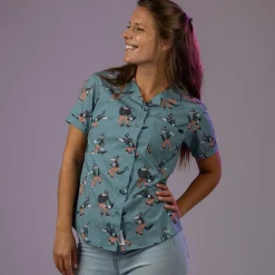 Disney Villains|Disney|Disney Villains "Huffin’ and Puffin’" – Women's KUNUFLEX Short Sleeve Shirt