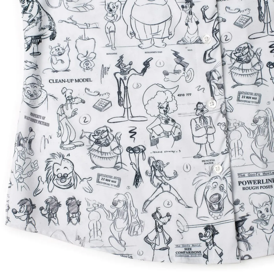 A Goofy Movie|Disney|Disney 's A Goofy Movie "Art of A Goofy Movie" – Women's KUNUFLEX Short Sleeve Shirt
