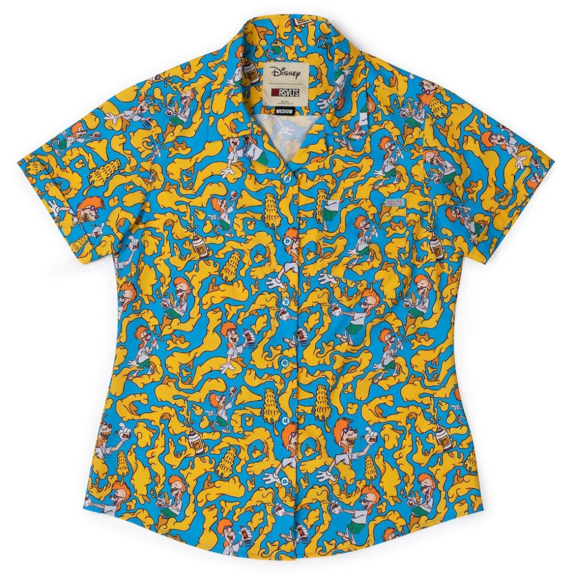A Goofy Movie|Disney|Disney ’s A Goofy Movie "Chedda Whizzy!" – Women's KUNUFLEX Short Sleeve Shirt