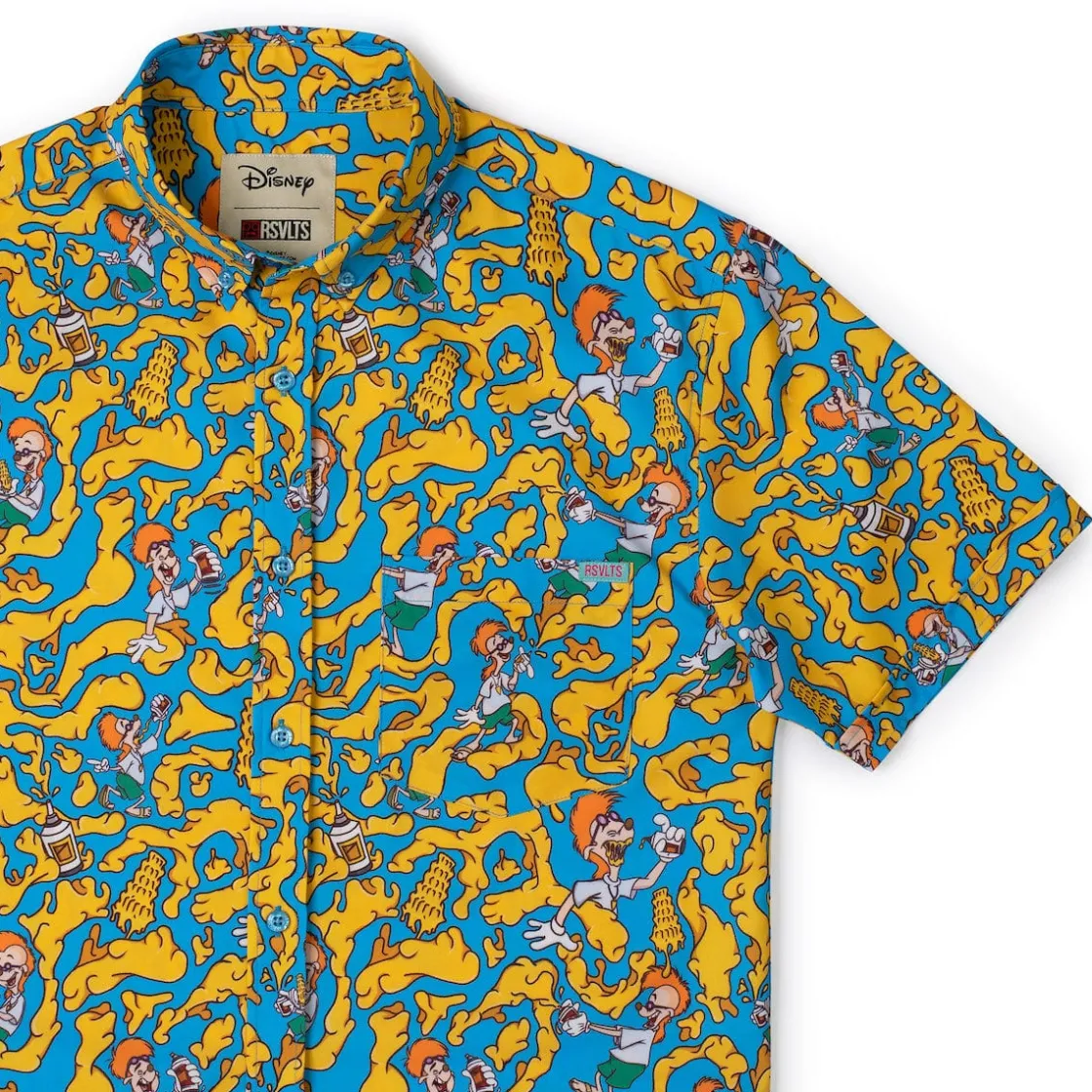 A Goofy Movie|Matching Sets|Disney ’s A Goofy Movie "Chedda Whizzy!" – KUNUFLEX Short Sleeve Shirt