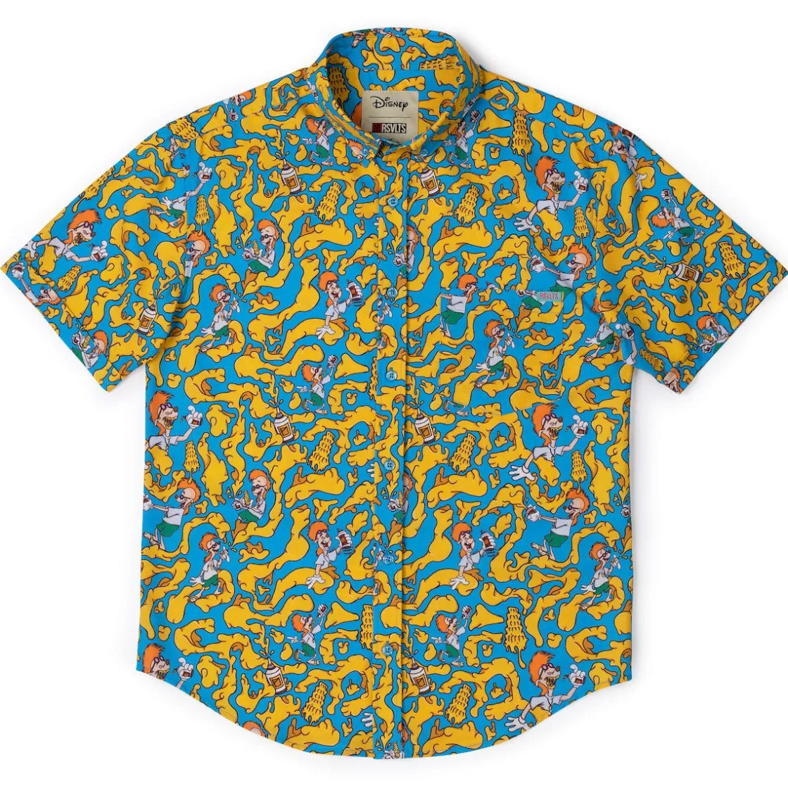 A Goofy Movie|Matching Sets|Disney ’s A Goofy Movie "Chedda Whizzy!" – KUNUFLEX Short Sleeve Shirt
