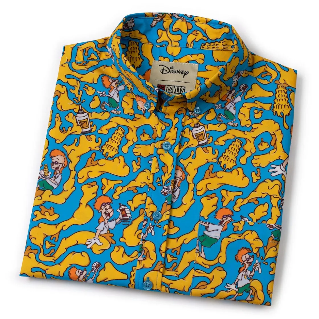 A Goofy Movie|Matching Sets|Disney ’s A Goofy Movie "Chedda Whizzy!" – KUNUFLEX Short Sleeve Shirt