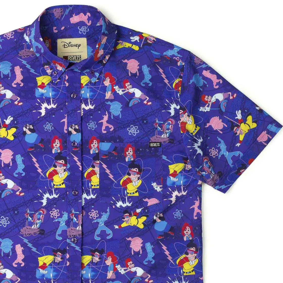 A Goofy Movie|Short Sleeves|Disney ’s A Goofy Movie "Max Voltage" – KUNUFLEX Short Sleeve Shirt