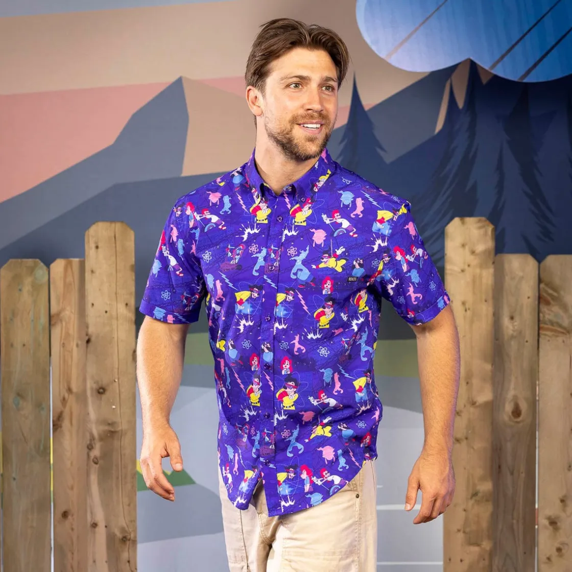 A Goofy Movie|Short Sleeves|Disney ’s A Goofy Movie "Max Voltage" – KUNUFLEX Short Sleeve Shirt