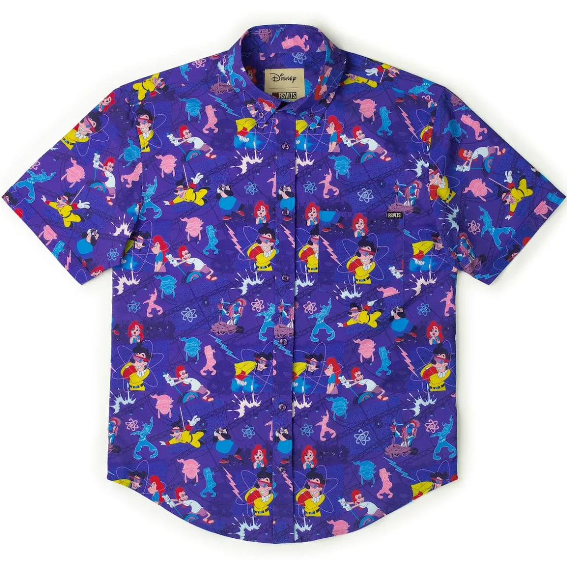 A Goofy Movie|Short Sleeves|Disney ’s A Goofy Movie "Max Voltage" – KUNUFLEX Short Sleeve Shirt