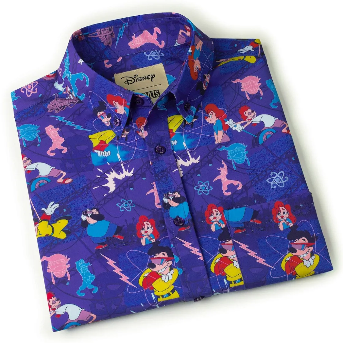 A Goofy Movie|Short Sleeves|Disney ’s A Goofy Movie "Max Voltage" – KUNUFLEX Short Sleeve Shirt