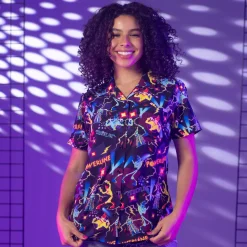 A Goofy Movie|Disney|Disney ’s A Goofy Movie "Powerline" – Women's KUNUFLEX Short Sleeve Shirt