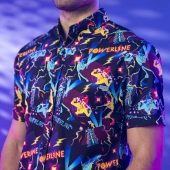 A Goofy Movie|Matching Sets|Disney ’s A Goofy Movie "Powerline" – KUNUFLEX Short Sleeve Shirt