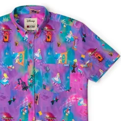 Alice In Wonderland|Disney|Alice in Wonderland Disney's "Down the Rabbit Hole" - KUNUFLEX Short Sleeve Shirt