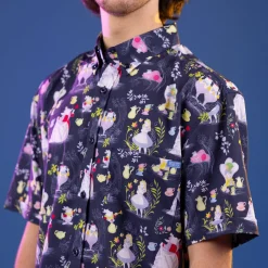 Alice In Wonderland|Disney|Alice in Wonderland Disney's "Curiouser and Curiouser" - KUNUFLEX Short Sleeve Shirt