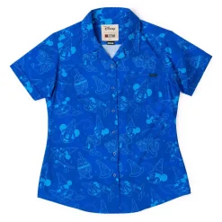 Fantasia|Disney|Disney 's Fantasia "Sketches in the Stars" – Women's KUNUFLEX Short Sleeve Shirt