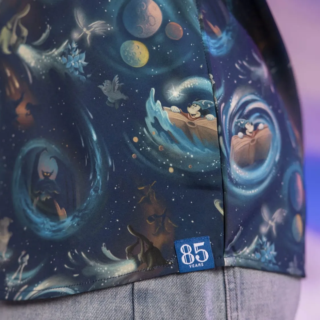 Fantasia|Disney|Disney ’s Fantasia 85th Anniversary "Across the Cosmos" – Women's KUNUFLEX Short Sleeve Shirt