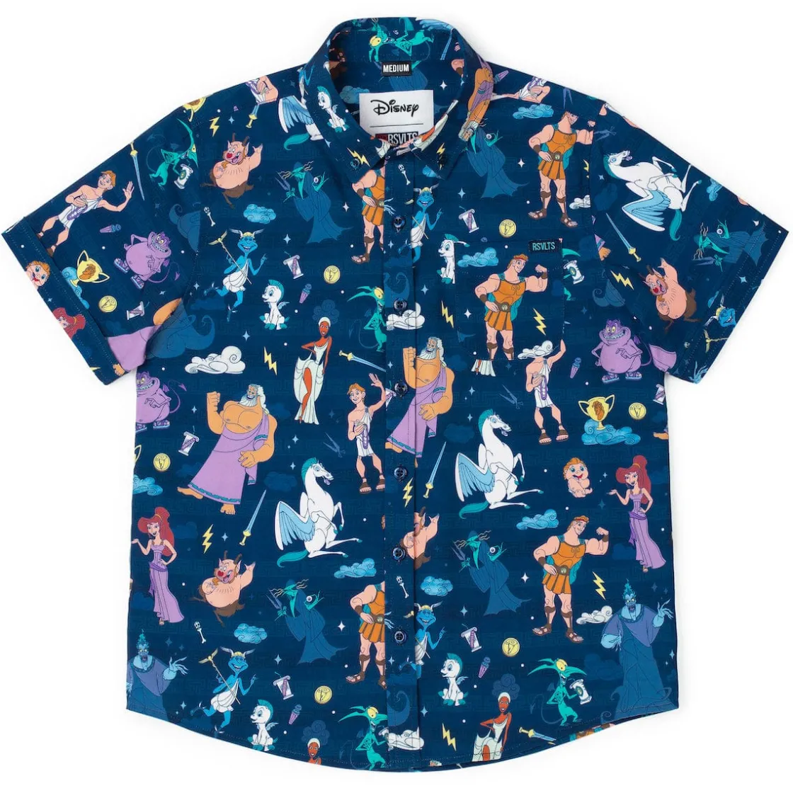 Hercules|Disney|Disney ’s Hercules "Grecian Gallery" – Youth KUNUFLEX Short Sleeve Shirt