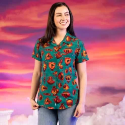 Hercules|Disney|Disney ’s Hercules "Vases of Valor" – Women's KUNUFLEX Short Sleeve Shirt