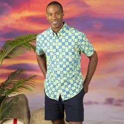 Lilo & Stitch|Disney|Disney 's Lilo & Stitch "Galactic Groovin'" – KUNUFLEX Short Sleeve Shirt