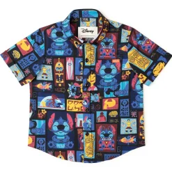 Tiki|Lilo & Stitch|Disney 's Lilo & Stitch "Tiki-terrestrial" – Preschooler KUNUFLEX Short Sleeve Shirt
