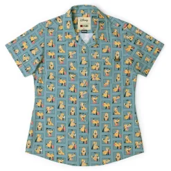 Pluto|Disney|Disney 's Pluto 95th "Portraits of a Pup" – Women's KUNUFLEX Short Sleeve Shirt