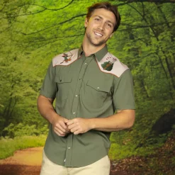 Roper|Short Sleeves|Disney 's Robin Hood "Sherwood's Most Wanted" – Roper Short Sleeve Shirt