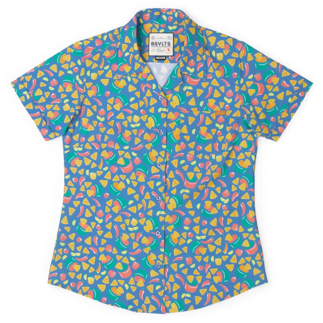 Short Sleeve Shirts|Rsvlts|RSVLTS Double Dippin’ – Women's KUNUFLEX Short Sleeve Shirt