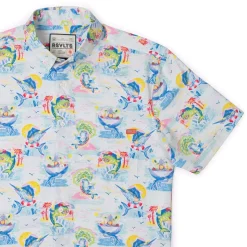 Short Sleeve Shirts|Short Sleeves|RSVLTS Drinking Like Fish – KUNUFLEX Short Sleeve Shirt