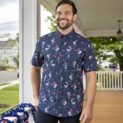 Short Sleeve Shirts|Americana|RSVLTS Fins & Freedom – KUNUFLEX Short Sleeve Shirt