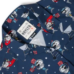 Short Sleeve Shirts|Americana|RSVLTS Fins & Freedom – Women's KUNUFLEX Short Sleeve Shirt
