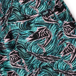 Shorts|Matching Sets|RSVLTS Fishies – Stretch Seersucker Hybrid Shorts