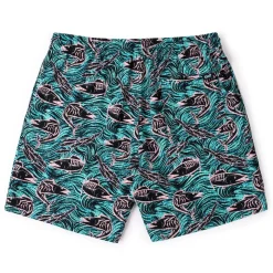 Shorts|Matching Sets|RSVLTS Fishies – Stretch Seersucker Hybrid Shorts