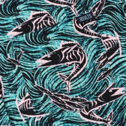 Short Sleeve Shirts|Matching Sets|RSVLTS Fishies – Stretch Seersucker Short Sleeve Shirt