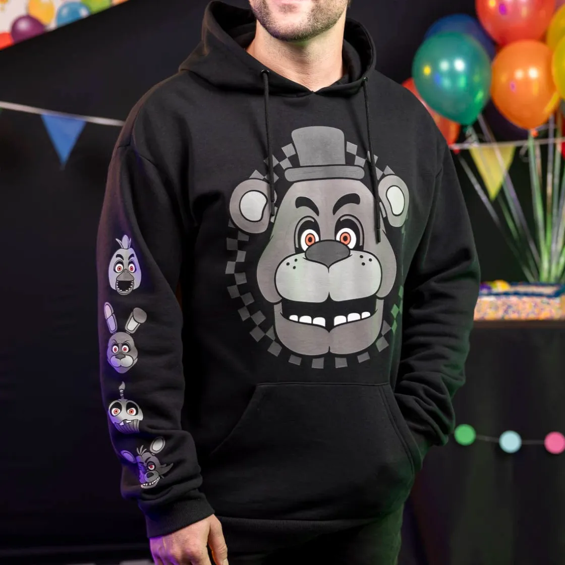 Five Nights At Freddy's|Outerwear|Five Nights at Freddy's Five Nights at Freddy's "Can You Survive?" – Classic Hoodie