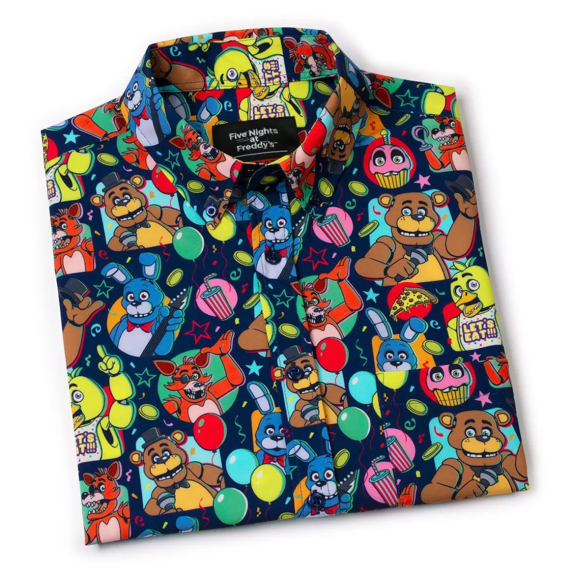 Five Nights At Freddy's|Short Sleeves|Five Nights at Freddy's Five Nights at Freddy's "Fantasy and Fun" – KUNUFLEX Short Sleeve Shirt