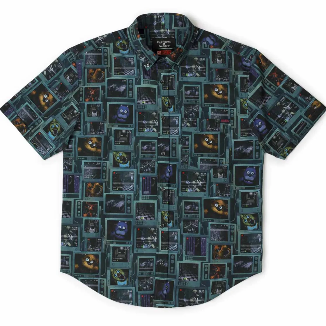 Five Nights At Freddy's|Short Sleeves|Five Nights at Freddy's Five Nights at Freddy's "Night Shift Nightmare" – KUNUFLEX Short Sleeve Shirt