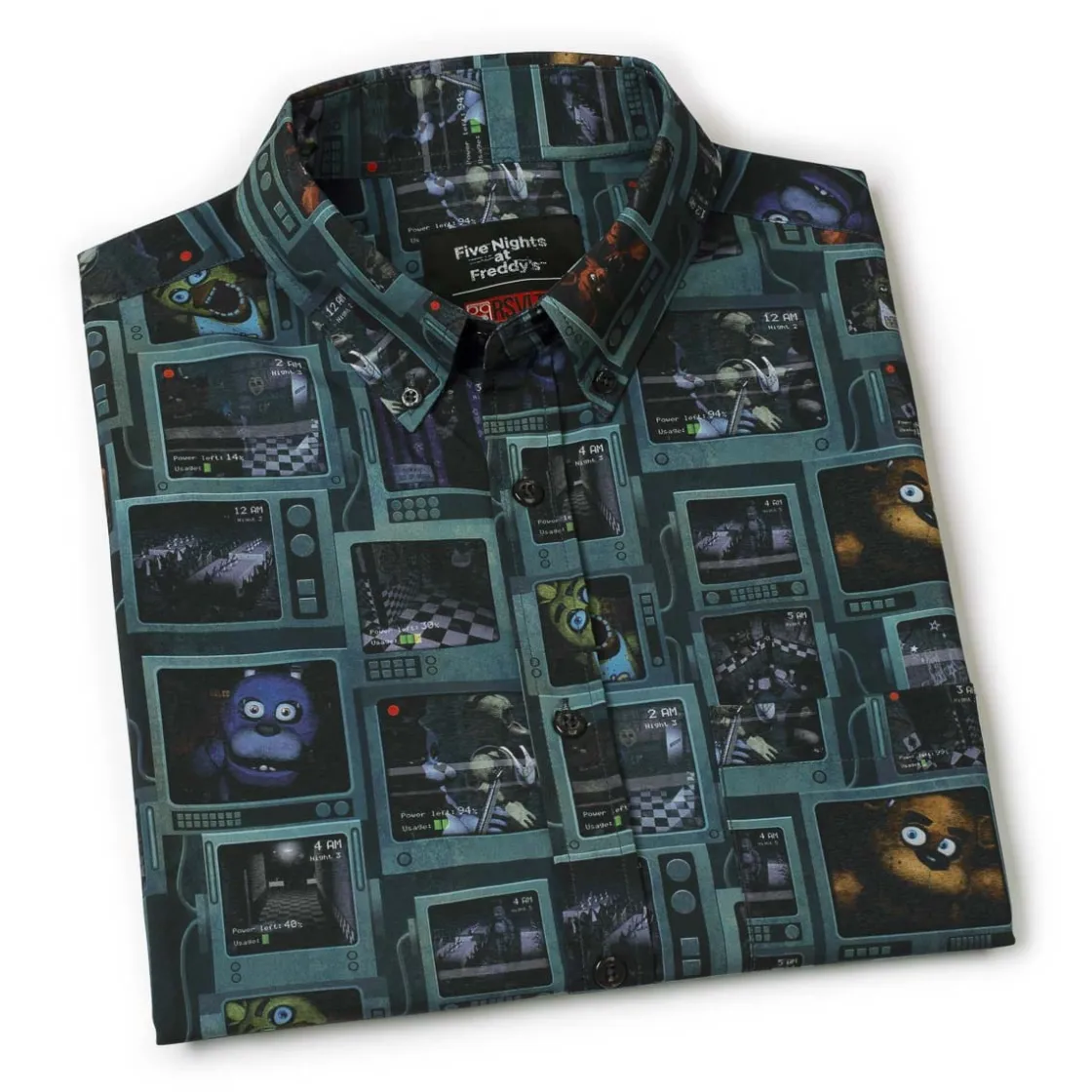 Five Nights At Freddy's|Short Sleeves|Five Nights at Freddy's Five Nights at Freddy's "Night Shift Nightmare" – KUNUFLEX Short Sleeve Shirt