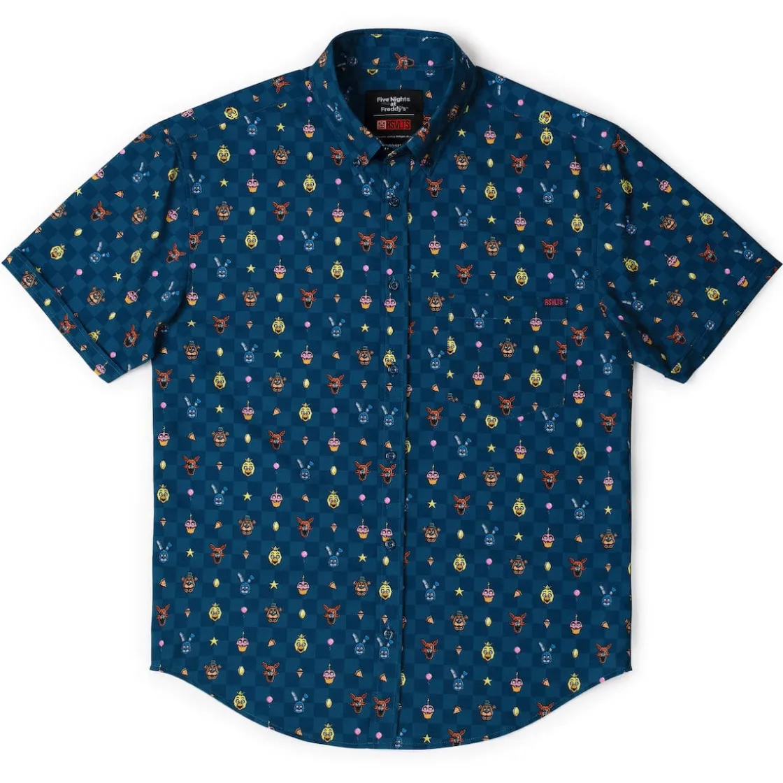 Five Nights At Freddy's|Short Sleeves|Five Nights at Freddy's Five Nights at Freddy's "Pixel Peril" – KUNUFLEX Short Sleeve Shirt