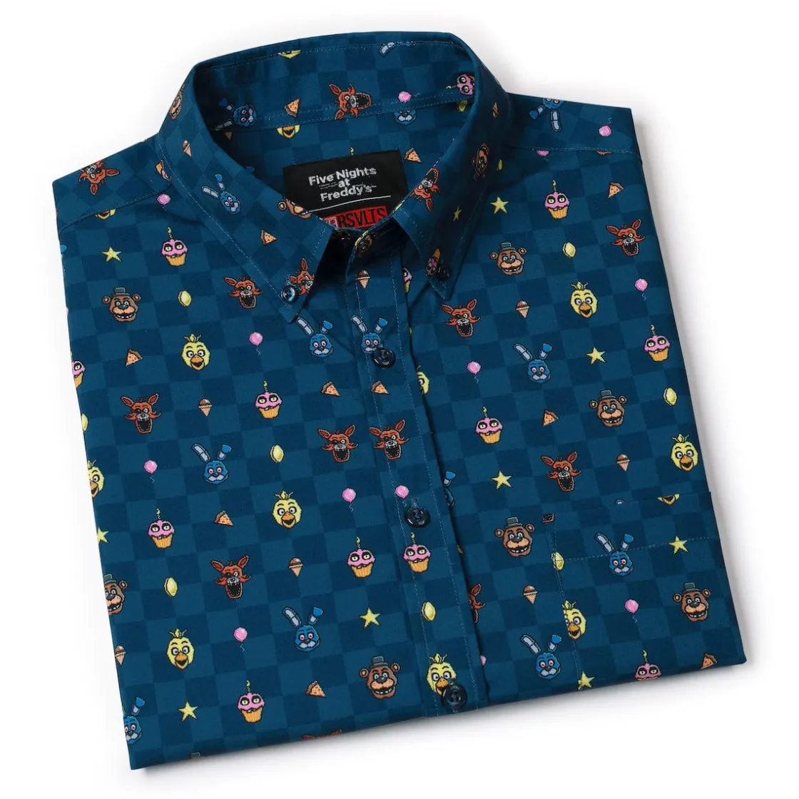 Five Nights At Freddy's|Short Sleeves|Five Nights at Freddy's Five Nights at Freddy's "Pixel Peril" – KUNUFLEX Short Sleeve Shirt