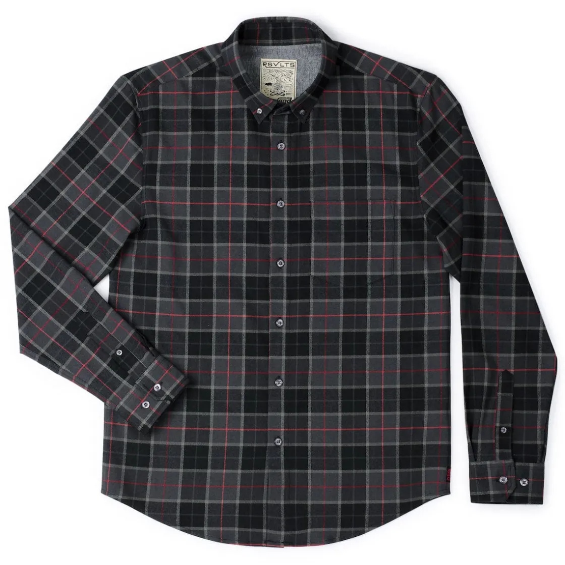 Flannels|Long Sleeves|RSVLTS Flaniel Craig – BorlandFlex™ Long Sleeve Flannel