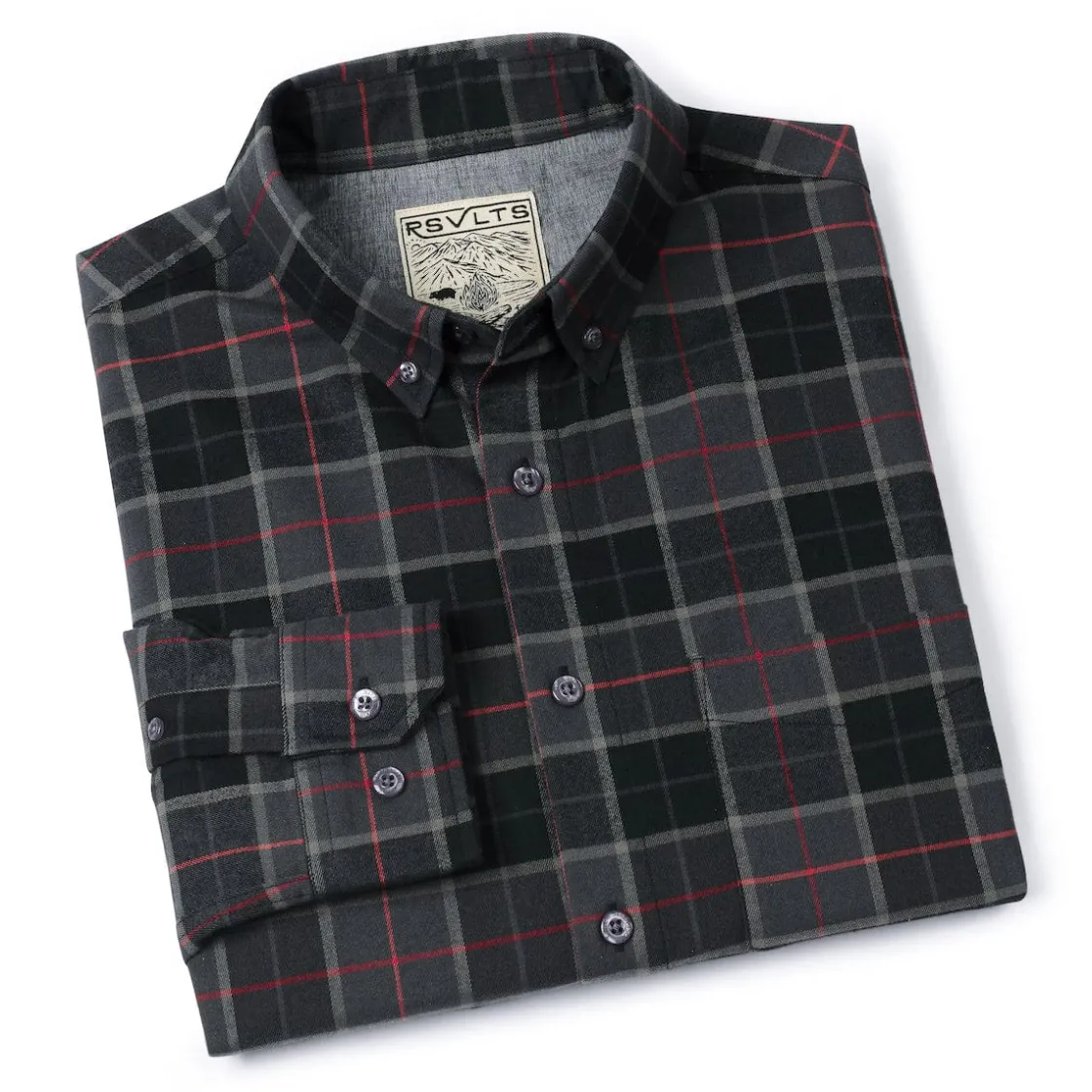 Flannels|Long Sleeves|RSVLTS Flaniel Craig – BorlandFlex™ Long Sleeve Flannel