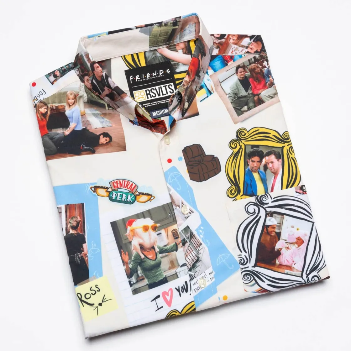 Friends|Warner Bros.|Friends "The One with the Memories" – KUNUFLEX Short Sleeve Shirt