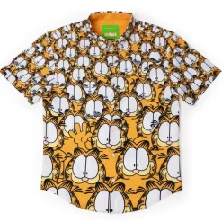 Garfield|Nickelodeon|Garfield “Love Me, Feed Me, Never Leave Me” – KUNUFLEX Short Sleeve Shirt