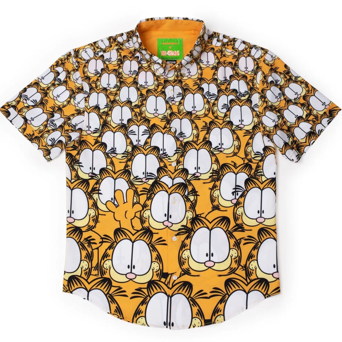 Garfield|Nickelodeon|Garfield “Love Me, Feed Me, Never Leave Me” – KUNUFLEX Short Sleeve Shirt