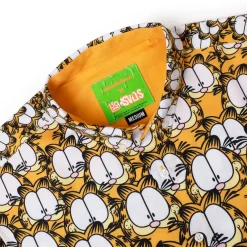 Garfield|Nickelodeon|Garfield “Love Me, Feed Me, Never Leave Me” – KUNUFLEX Short Sleeve Shirt