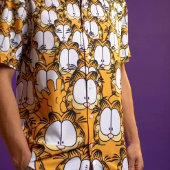 Garfield|Nickelodeon|Garfield “Love Me, Feed Me, Never Leave Me” – KUNUFLEX Short Sleeve Shirt