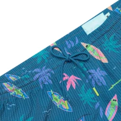 Shorts|Matching Sets|RSVLTS Gator Rays – Stretch Seersucker Hybrid Shorts