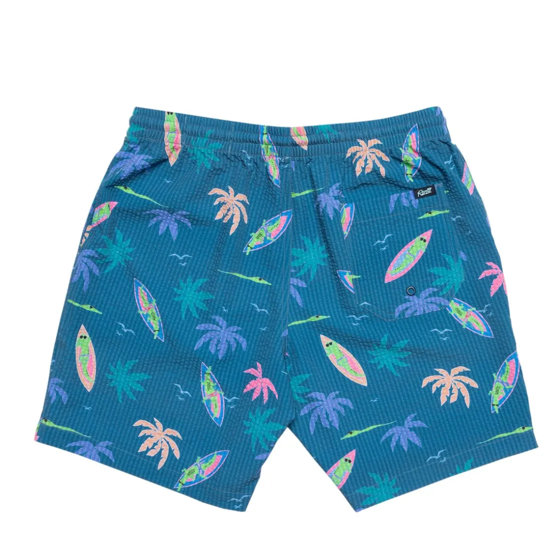 Shorts|Matching Sets|RSVLTS Gator Rays – Stretch Seersucker Hybrid Shorts